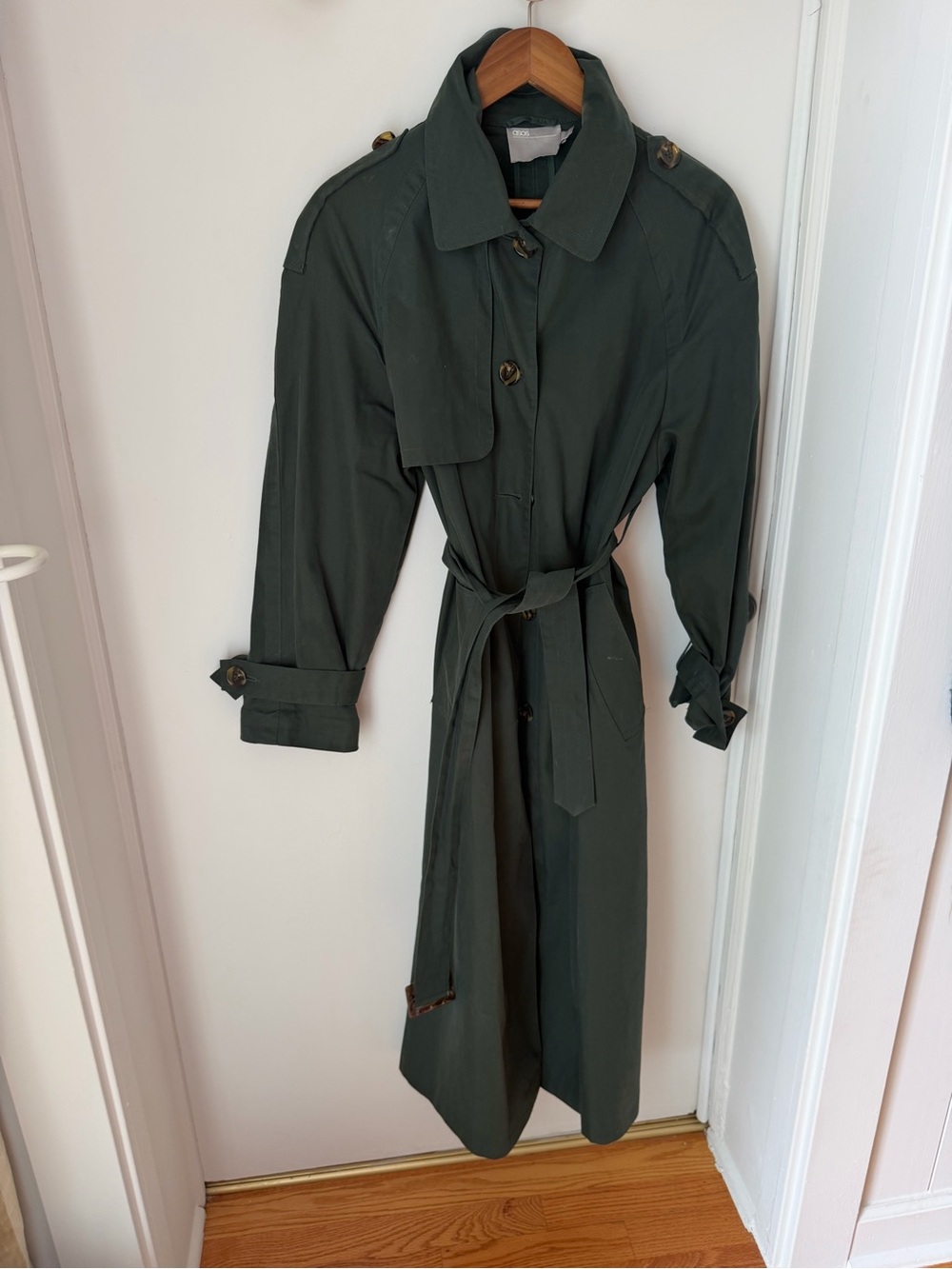 ASOS Classic Women's Trench Coat - Dark Green